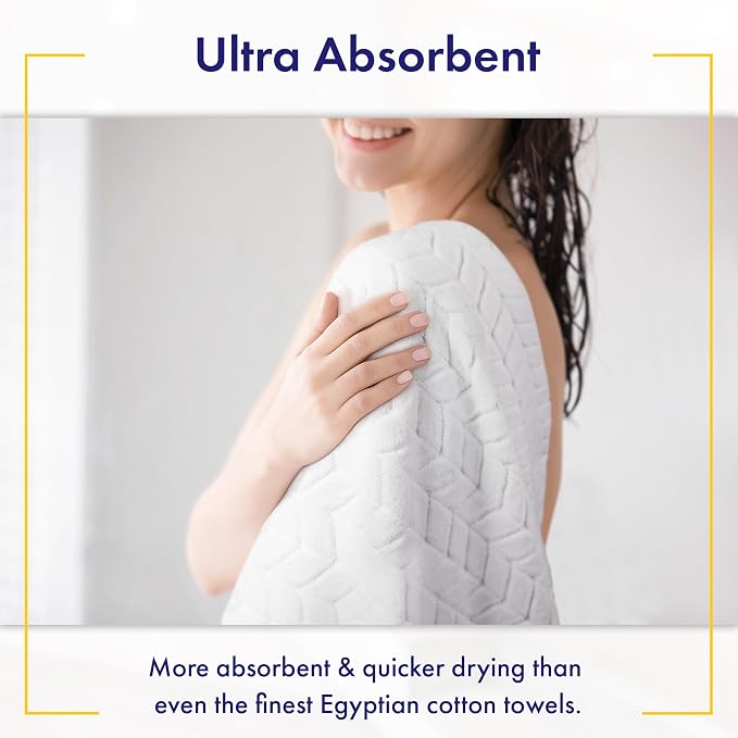 Alusa Home Ultra Soft & Stylish 700 GSM Luxury Hand Towel Set (6 Pieces - 30 x 16 in.) - 100% Zero-Twist, Long-Staple Cotton - Remarkably Absorbent (Eucalyptus Green)