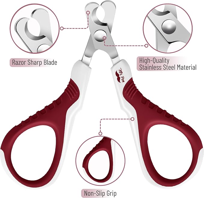 Mr. Pen- Cat Nail Clipper, Stainless Steel | Professional Sharp Cat Claw Trimmer for Small and Medium Cats, Pet Nail Clipper with Sturdy Non Slip Handle