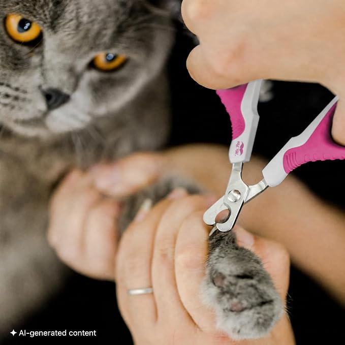Mr. Pen- Cat Nail Clipper, Stainless Steel | Professional Sharp Cat Claw Trimmer for Small and Medium Cats, Pet Nail Clipper with Sturdy Non Slip Handle