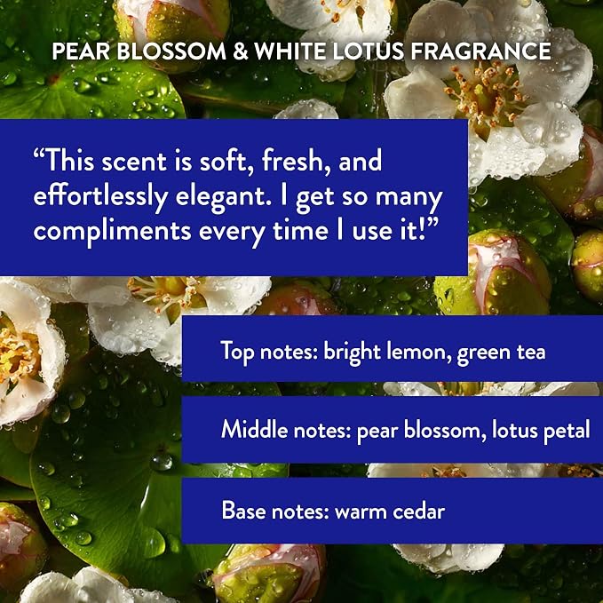 Routine Wellness Shampoo & Conditioner Set - Pear Blossom & White Lotus | Clinically tested shampoo for thinning hair with biotin, pea peptides, saw palmetto oil, color safe, sulfate free
