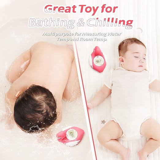 Doli Yearning Baby Bath Thermometer Baby Safety Water Thermometer for Kids | ±1℉ Accuracy; Long Battery Life; BPA-Free; Rapid Response