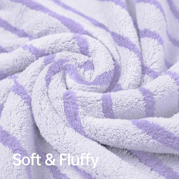 Mistyrose Bath Towels,4 Pack Purple 35"x70" Large Bath Towels Microfiber Absorbent XL Bath Sheets Super Soft Towels for Bathroom Quick Dry Oversized Shower Towels for Family Hotel Spa Gym