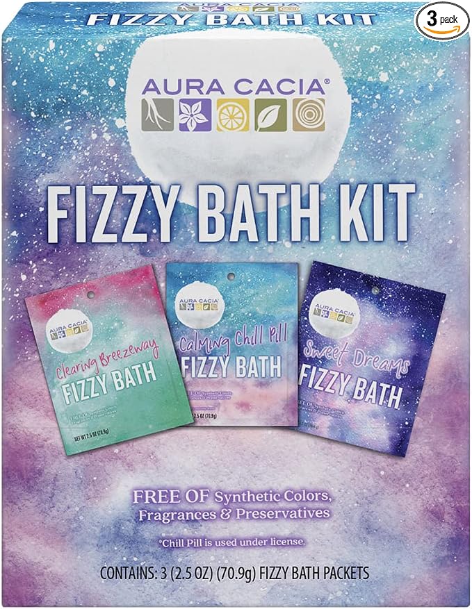 Aura Cacia Fizzy Bath Kit
