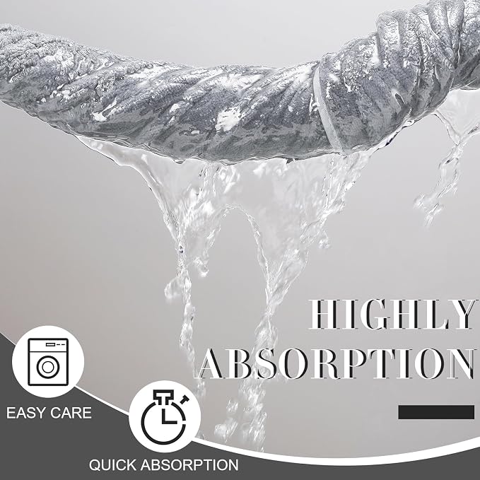 SmoothNovelty 2 Pcs Oversized Bath Towels 40 x 80 Inch, Extra Large Bath Sheets Microfiber Lightweight & Quick Dry, Jumbo Shower Towels for Adults Beach, Gym, Pool, Spa, Travel (Light Gray)