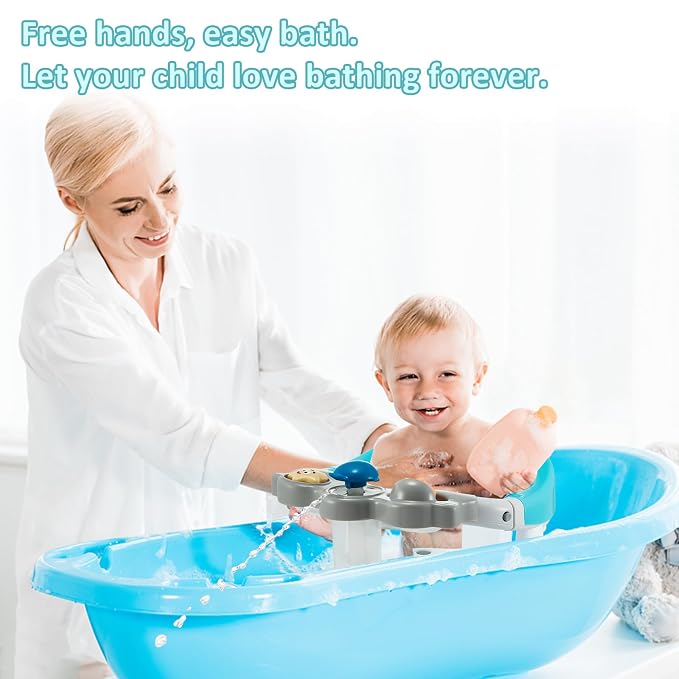 Baby Bath Seat for Babies 6 Months & Up with Toy Tray,Non-Slip Suction Cup Baby Bath Chair for Babies Sitting Up (White)