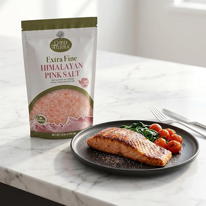 Good Tierra Extra Fine Himalayan Pink Salt, 1 Ounce (Pack of 1)