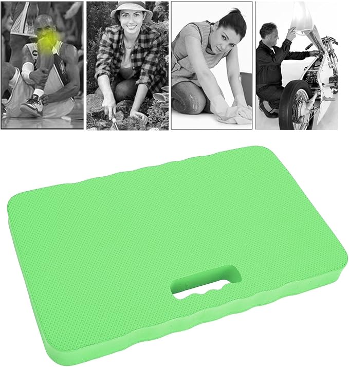 Garden Kneeling Pad, 4cm Thickness EVA Garden Kneeling Cushion, Portable Kneeling Pad for Gardening Cleaning Baby Bath Yoga (Green)
