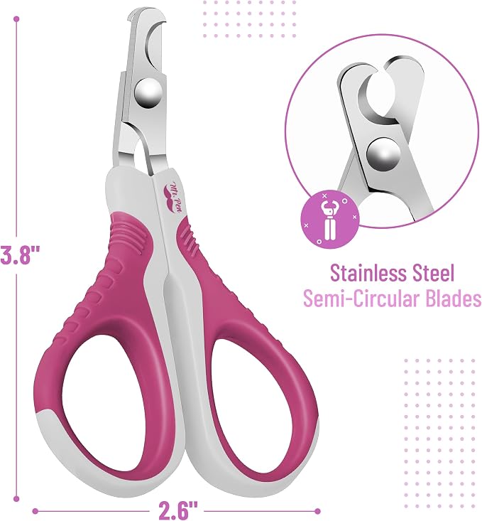 Mr. Pen- Cat Nail Clipper, Stainless Steel | Professional Sharp Cat Claw Trimmer for Small and Medium Cats, Pet Nail Clipper with Sturdy Non Slip Handle