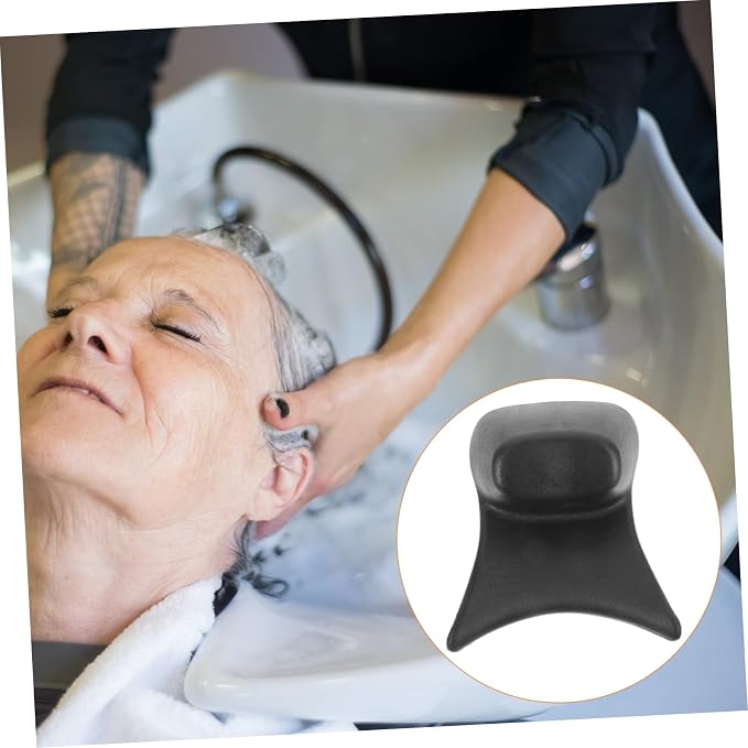 Shampoo Bowl Neck Pillow Waterproof Bath Head Rest Cushion for Salon Hair Washing Comfortable Neck Support Pillow for Tub and Spa