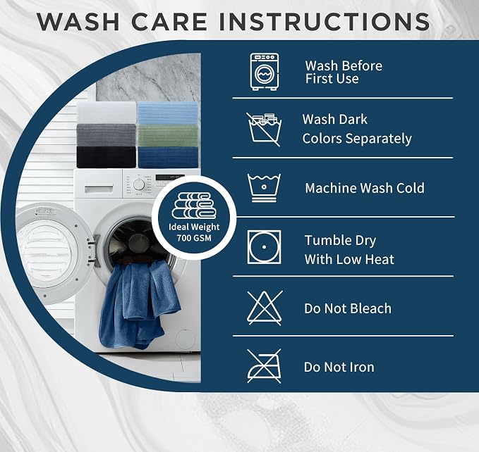 Extra Large Bath Sheet Set of 4,Ultra Soft Fluffy Towel,35”x 70”Oversized Bath Towel Set,Premium Microfiber Bathroom Towel Set Highly Absorbent Quick Dry Shower Towel for Bathroom,Hotel,Spa (Navy)