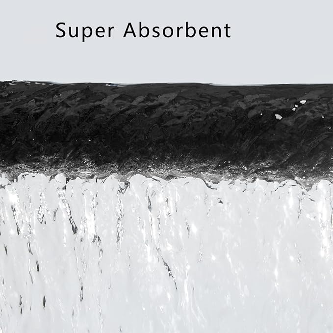 Oversized Bath Towels Extra Large 40x80 Inches Bath Sheets for Adults Super Soft Quick Dry Highly Absobent Microfiber Shower Towels (6 Piece,Black)