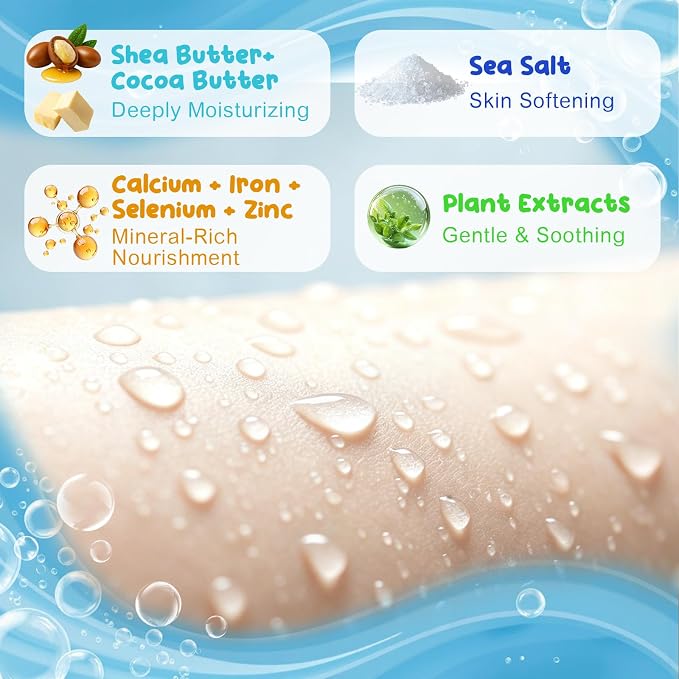 12 Pack Bath Bomb Gift Set - Large 2.1oz / 60g Shea Butter Spa Fizzies with Hidden Surprise Inside - Mineral-Rich Non-Staining Moisturizing Formula for Adults
