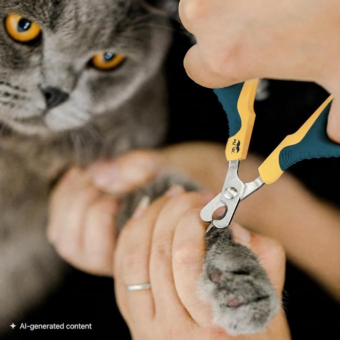 Mr. Pen- Cat Nail Clipper, Stainless Steel | Professional Sharp Cat Claw Trimmer for Small and Medium Cats, Pet Nail Clipper with Sturdy Non Slip Handle