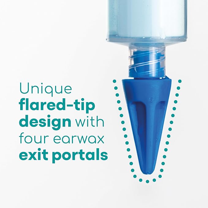 Medi Grade Ear Syringe Ear Wax Removal with 3 Quad-stream Tips - Water Irrigation Ear Cleaner Ear Wax Remover for Improved Hearing Clarity and Aural Hygiene - Ear Syringe Kit Earwax Remover Tool