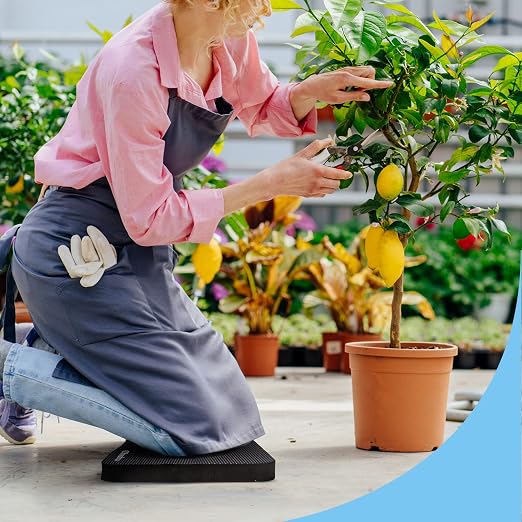 Ohuhu Extra Thick Kneeling Pad, Gardening Knee Pad Kneeling Foam Mat with Comfortable Surface, Water Resistant Large Knee Cushion Supplies for Garden Work Bath Yoga Exercise Gift for Women Men Seniors