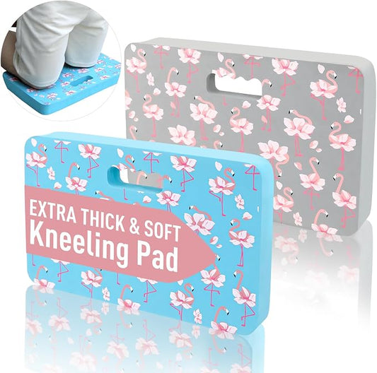 Altdorff Gardening Kneeling Pad 2 Pack, Extra Thick Kneeling Cushion with Print, Comfy Kneeling Pads Resist Water, Durable and Shock Absorbent, Gardening Knee Pads for Women, Baby Bath, Yoga, Repair
