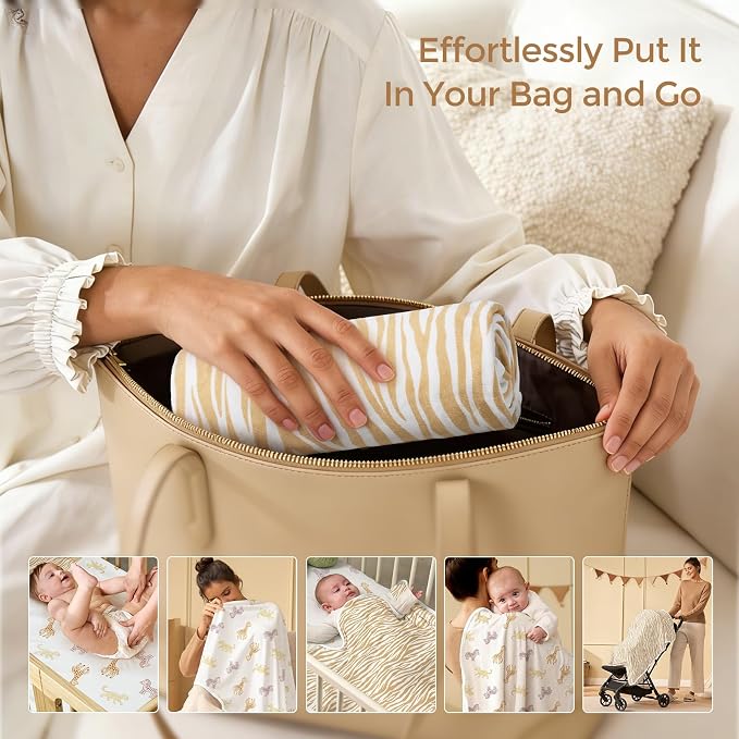 Momcozy Baby Towel with Hooded - Ultra Soft & Absorbent Large Bath Towel Set for Comfort & Gentle on Baby's Skin - Shower Gift & Bath Essential & Baby Registry Search for Newborn,Infant,Toddler,Kids