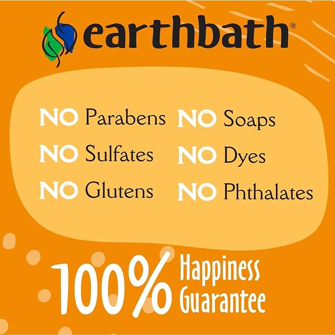 earthbath, Vanilla & Almond 3-in-1 Dog & Puppy Deodorizing Spritz - Dog Odor Eliminator for Strong Odor, Cruelty-Free Dog Cologne, Dog Wash Spray, Made in USA, Dog Bathing Supplies - 8 Oz (3 Pack)