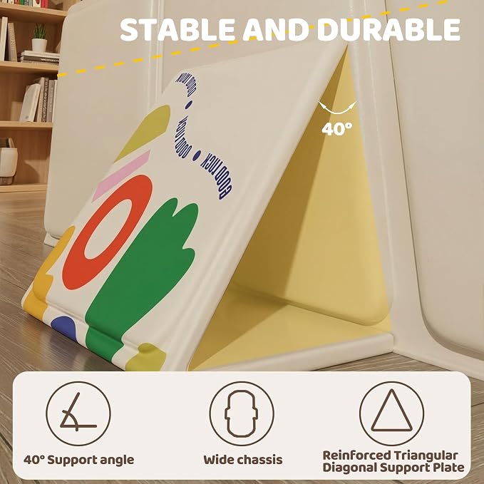 Collapsible Baby Bathtub for Newborn to Toddler, Foldable Toddler Bathtub with Drain Plug, Non-Slip Portable Infant Bath Tub for Travel, Storage & Outdoor Use, Warm Beige