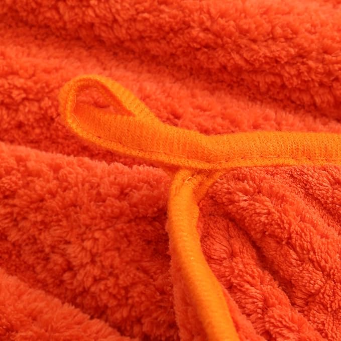YTYC 29x59 Inch Bath Towels Set of 6 Large, Super Soft Lint Free Lightweight Microfiber Shower Towels for Bathroom 80% Polyester (Burnt Orange, 6 Piece)