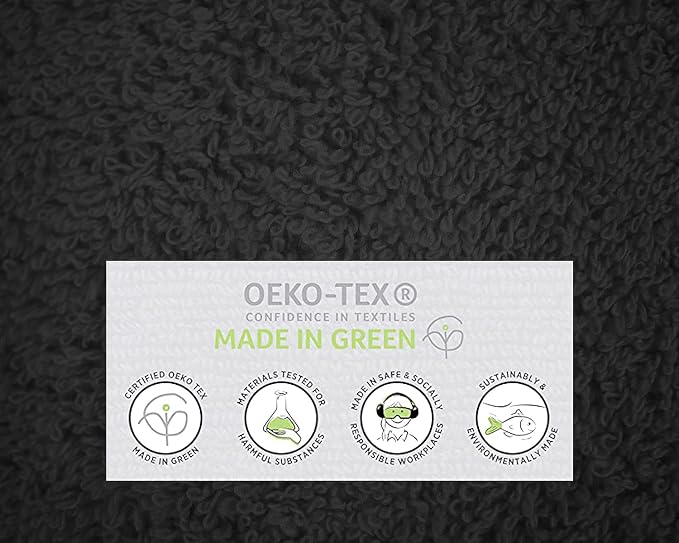 100% Cotton Luxury Bath Sheets - Pack of 2 (35" x 70") | Super Soft, Quick-Dry & Highly Absorbent Towels for Bathroom, Home, Spa & Gym (Grey)