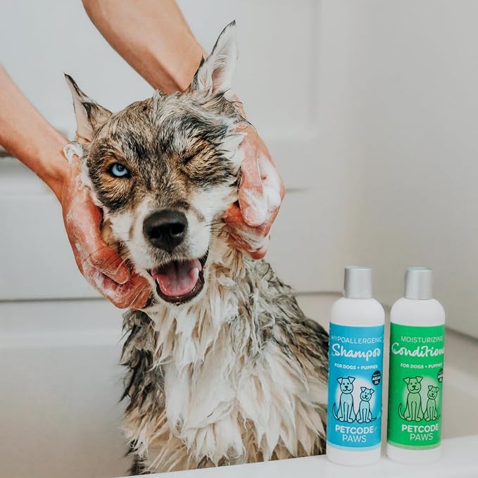 Argan Oil Dog Conditioner - Nourish Your Pet with Ultra-Moisturizing Goodness - Aloe Vera & Rosemary for a Soft, Shine & Hydrated Dog Coat - Deodorizing for a Luxurious Grooming (300 ML)