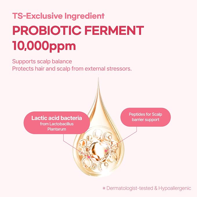TS GD Shampoo for Girls with Protein for Damaged Dry Hair, Itchy, Flakes and Dry Scalp, Sulfate and Silicone Free Scalp Cleanser for Soft Hair and Odor Care, Korean Hair Care 14.1 fl oz, 400ml
