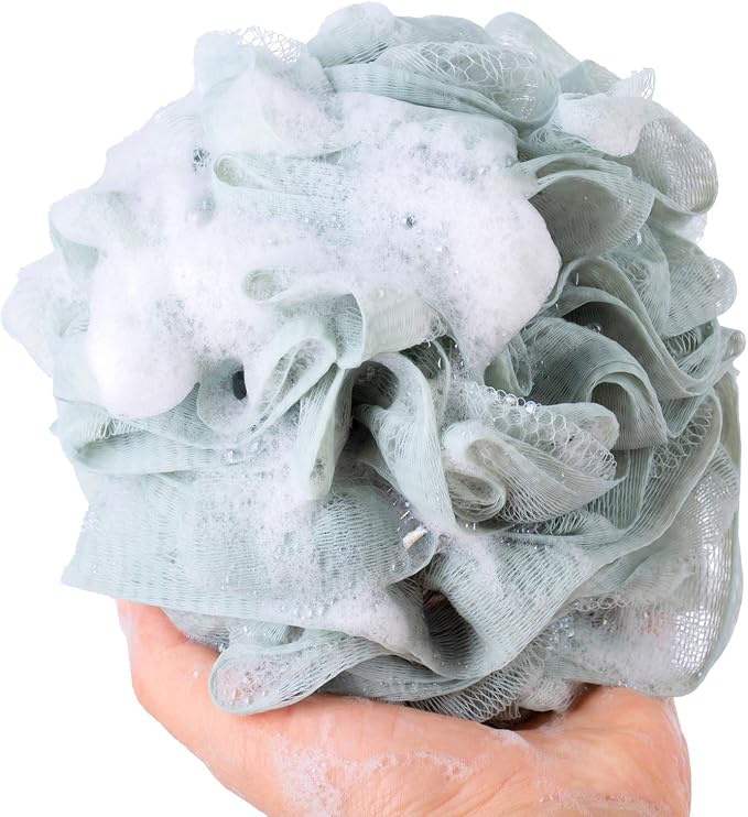 Bath Sponges, Shower Loofah for Body Exfoliation(1 pcs, Pink)