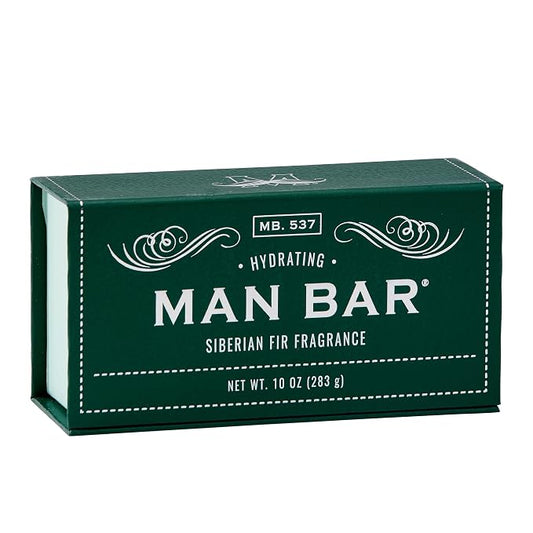San Francisco Soap Company Siberian Fir Fragrance Man Bar - Hydrating - No Harmful Chemicals - Good for all Skin Types - Made in the USA