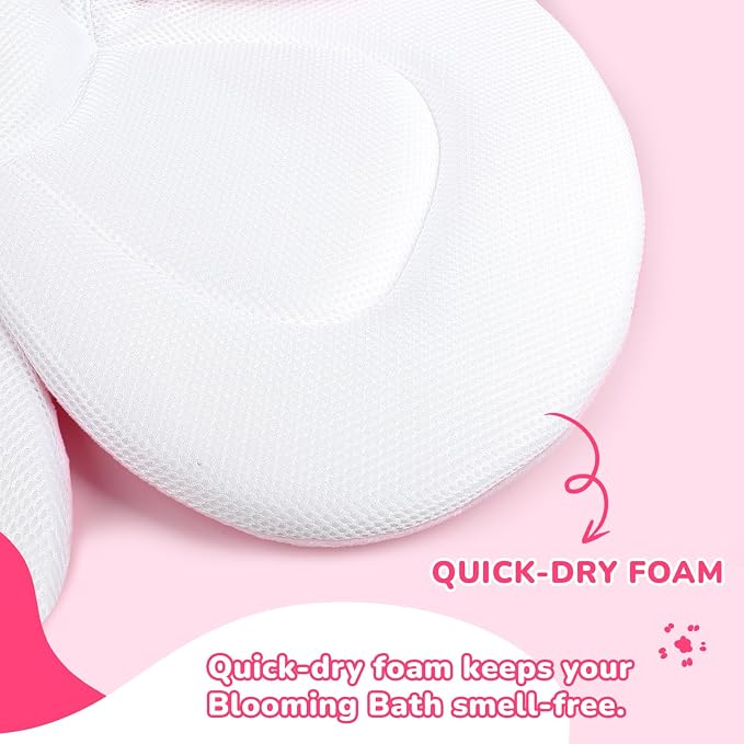 YooxArmor Baby Bath Pad for Infant Bathtub Sink, Non-Slip Flower Bathtub for Infants 0-6 Months, Soft Baby Sink Bath Cushion for Babies Bath Time, Newborns Bath Essentials Must Haves-Butterfly