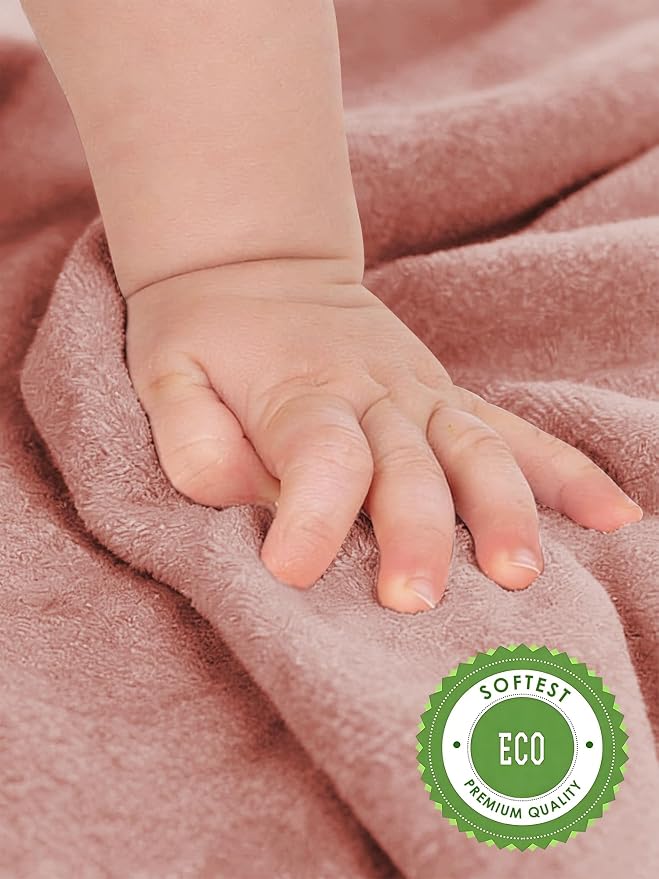 HIPHOP PANDA Baby Washcloths, Rayon Made from Bamboo - 2 Layer Ultra Soft Absorbent Newborn Bath Face Towel - Reusable Baby Wipes for Delicate Skin - Pastel Macaron, 6 Pack