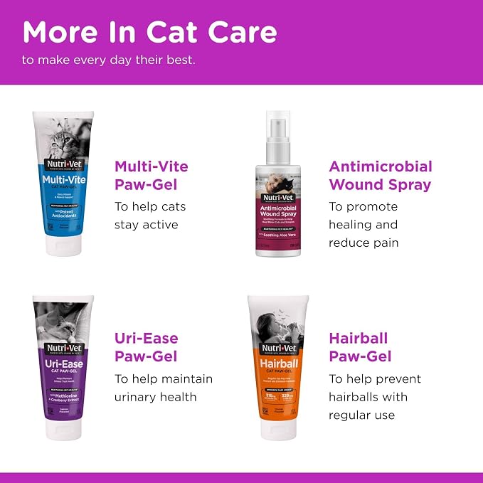 Nutri-Vet Cat Eye Rinse,Sterile Solution Gently Cleanses Eyes &Surrounding Tissue,Removes Debris Pollen and Mucus,Relieves Irritation,Helps Reduce TearStains,Sensitive Ophthalmic Flush,4oz,(Pack of 2)