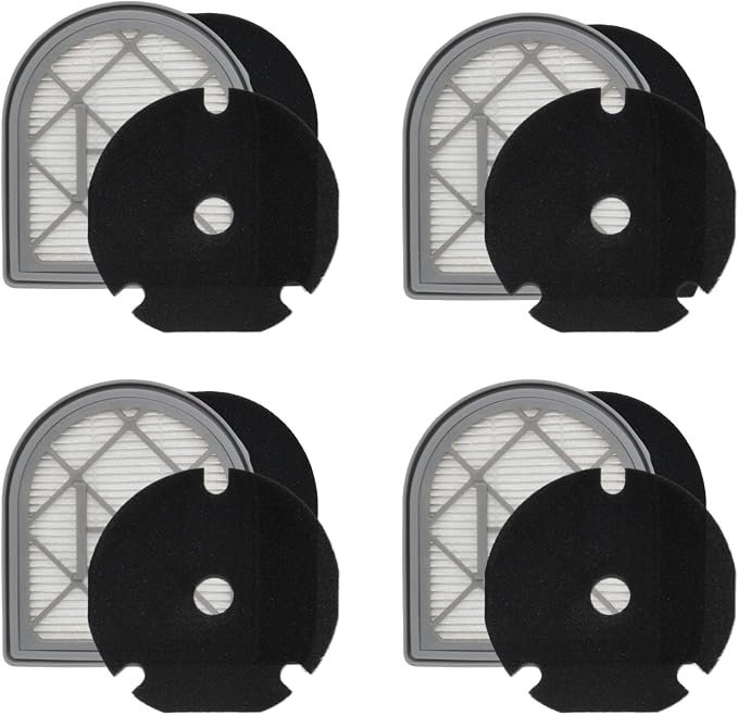 PUREBURG Replacement Filter Compatible with Oneisall BM1 ON-D94 Pet Grooming & Dryer 8-in-1,4 HEPA + 16 Sponge kit For Dog Cat Pet Vacuum Accessories