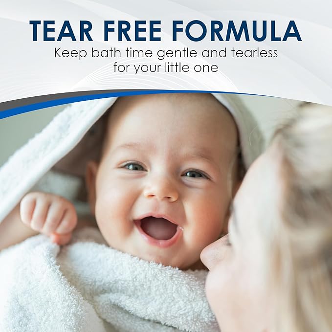 Vanicream Foaming Wash for Baby, 8 Oz, Gentle Cleanse and Moisture, Tear-Free Baby Shampoo and Body Wash with Beta-Glucan, Formulated without Common Irritants for Sensitive Skin, All Ages