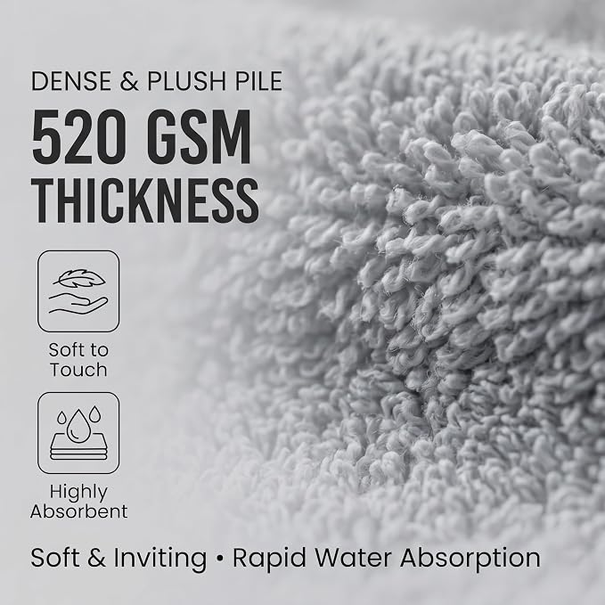 Sofea Bath Sheet Towels 2 Pack Oversized, (35 x 70 Inches) 100% Cotton Jumbo Bathroom Towels, Extra Large Soft Absorbent Bath Sheet Towels