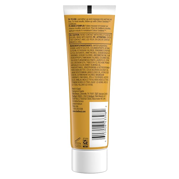 Bed Head by TIGI Colour Godess Shampoo Travel Mini – Oil Infused Shampoo for Color Treated Hair, 2.53 fl oz (Pack of 2)