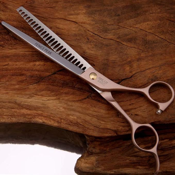 Thinning Shears for Dogs and Cats Pet Grooming Scissors Chunkers Shears 440C Stainless Steel Professional Dog Trimming Scissors 7.5''