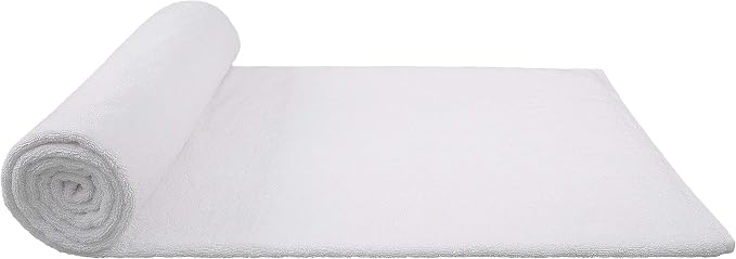 100% Cotton Oversized 40x80 Bath Sheet, Turkish Bath Towels for Bathroom Extra Large, White Bath Sheet