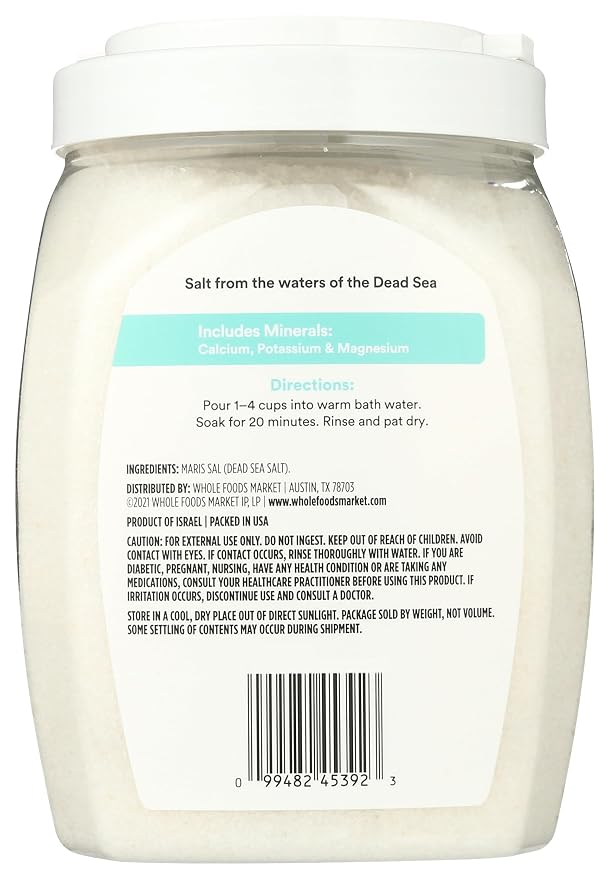 365 by Whole Foods Market, Premium Dead Sea Salt, 5 Pound