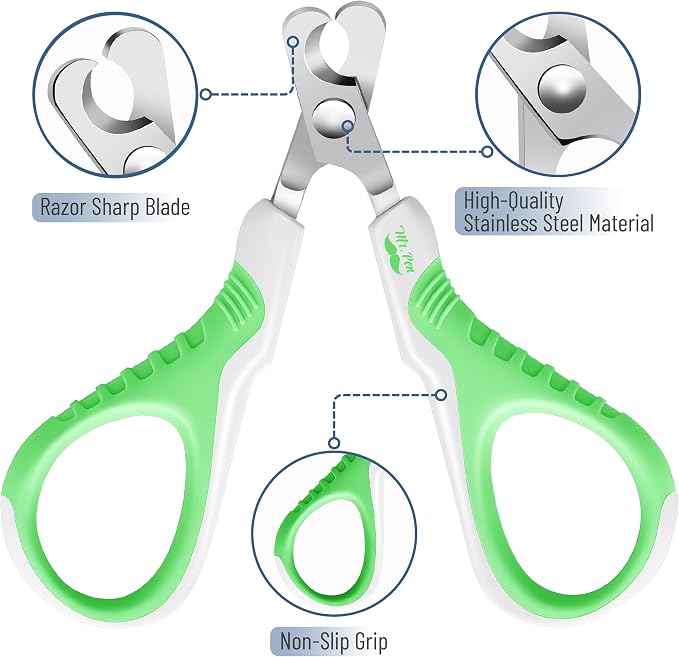 Mr. Pen- Cat Nail Clipper, Stainless Steel | Professional Sharp Cat Claw Trimmer for Small and Medium Cats, Pet Nail Clipper with Sturdy Non Slip Handle