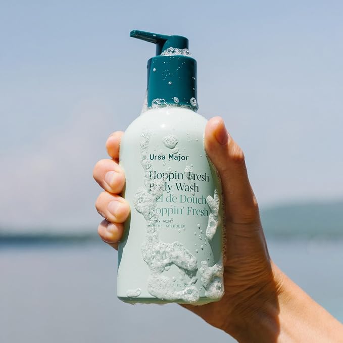 Ursa Major Hoppin’ Fresh Body Wash | Natural Body Wash to Cleanse, Soothe & Hydrate Skin | Sulfate-free, Clean Ingredients, Cruelty Free & Non-Toxic| For Men and Women | 10 oz
