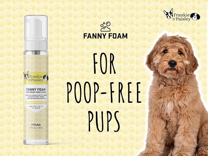 No Rinse Dog Shampoo & Paw Cleaner - Waterless Wash for Dogs & Cats - Gentle, Painless Dingleberry Removal