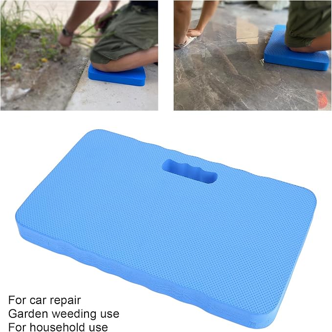 Garden Kneeling Pad, 4cm Thickness EVA Garden Kneeling Cushion, Portable Kneeling Pad for Gardening Cleaning Baby Bath Yoga (Blue)