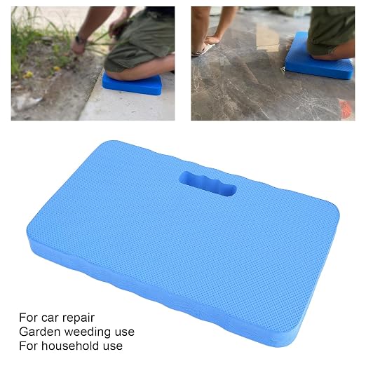 ZJchao Extra Thick EVA Kneeling Pad for Gardening, Bath, & Outdoor Use – Non-Slip, Comfortable Foam Cushion (Blue)
