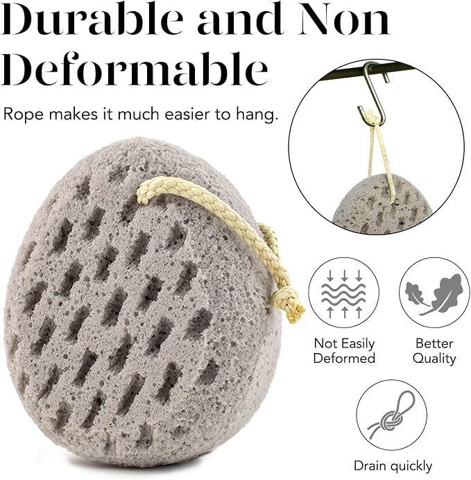 BAIMEI IcyMe Body Bath Sponge for Shower – Soft & Exfoliating, 2-Pack | Soft, Durable & Skin-Friendly Exfoliating Loofah Sponge, Easy To Grip, Rich Lather Quick Rinse, Daily Bath Gifts for Women