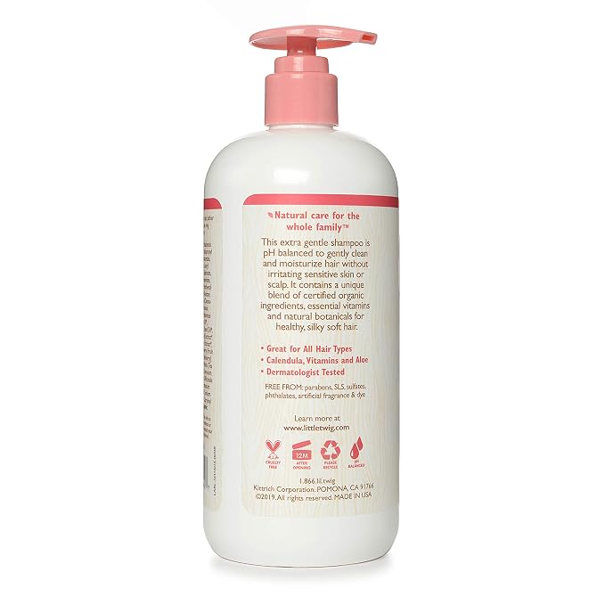 Little Twig Shampoo, Natural Plant Derived Formula, Berry Pomegranate, 17 fl oz.