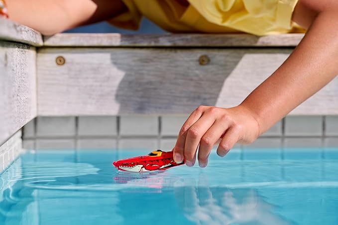 Robo Alive Robo Boats, White Shark & Dino Shark, 2 Pack, by ZURU, Water Activated Boat Toy, (Amazon Exclusive)