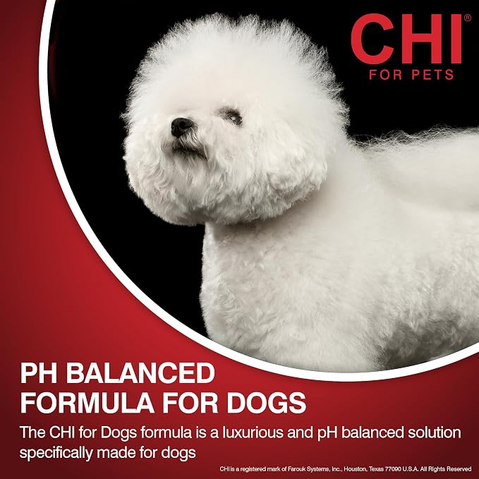CHI for Dogs Detangling Finishing Spray Leave-In Dog Grooming Mist Releases Tangles and Knots Light Conditioning Shine Finish Sulfate and Paraben Free Made in the USA 10 FL OZ Single Bottle Dog Care