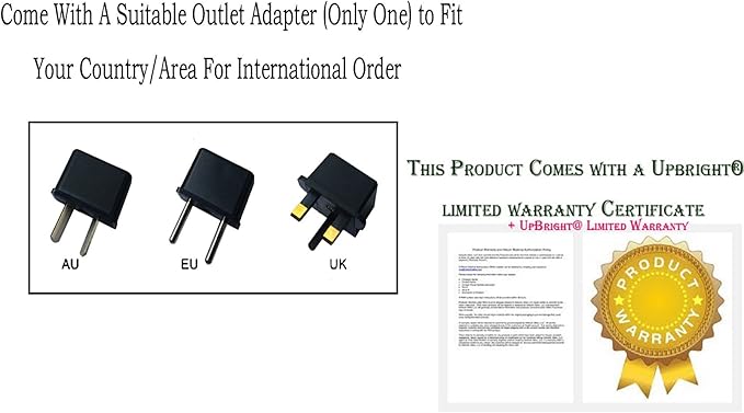 UpBright 2Pin 5V AC/DC Adapter Compatible with Andis CNG-1 Article# 65915 Cord/Cordless Animal Cat Dog Pet Nail Grinder AN65915 Groomers Rechargeable E-TEK ZDJ050100US Lithium-ion Battery Charger 5VDC