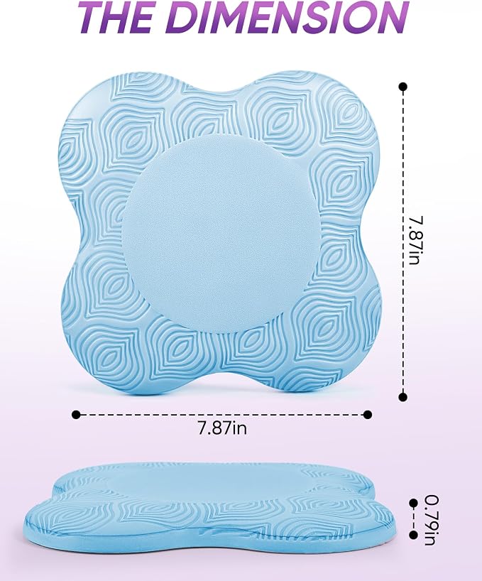 2 packs Yoga Knee Pad Mats Extra Thick for Knees Elbows Wrist Hands Head Foam Pilates Kneeling pad Yoga Knee Cushion Thick Exercise Pads for Knees Elbows Wrist Hands Head Foam Pilates Kneeling pad，Support Foam Pads for Women and Men